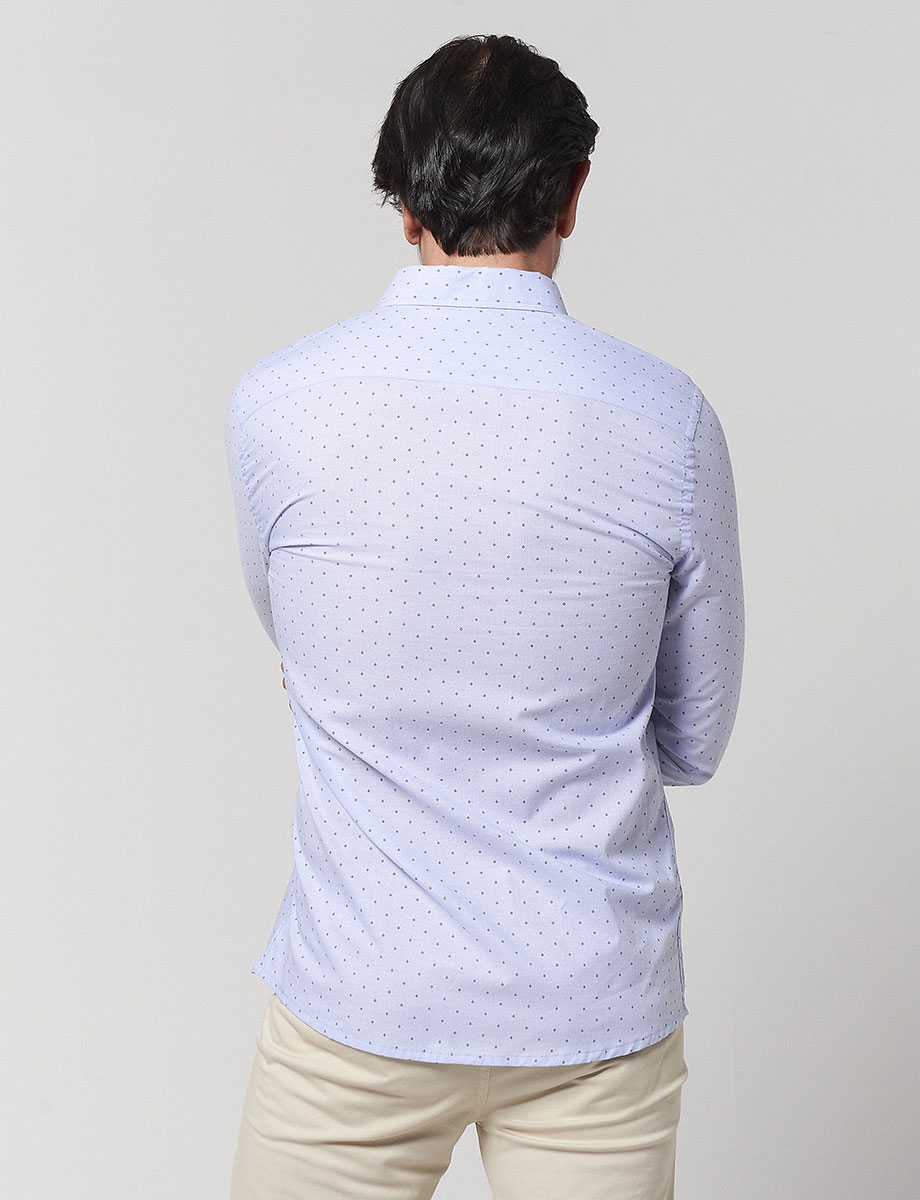 Camisa Prints Celeste