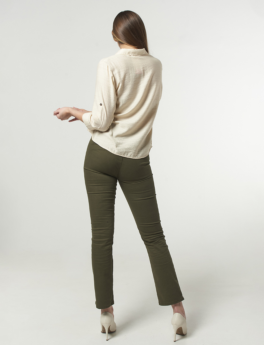 Pantalón Ejecutivo Verde MIlitar