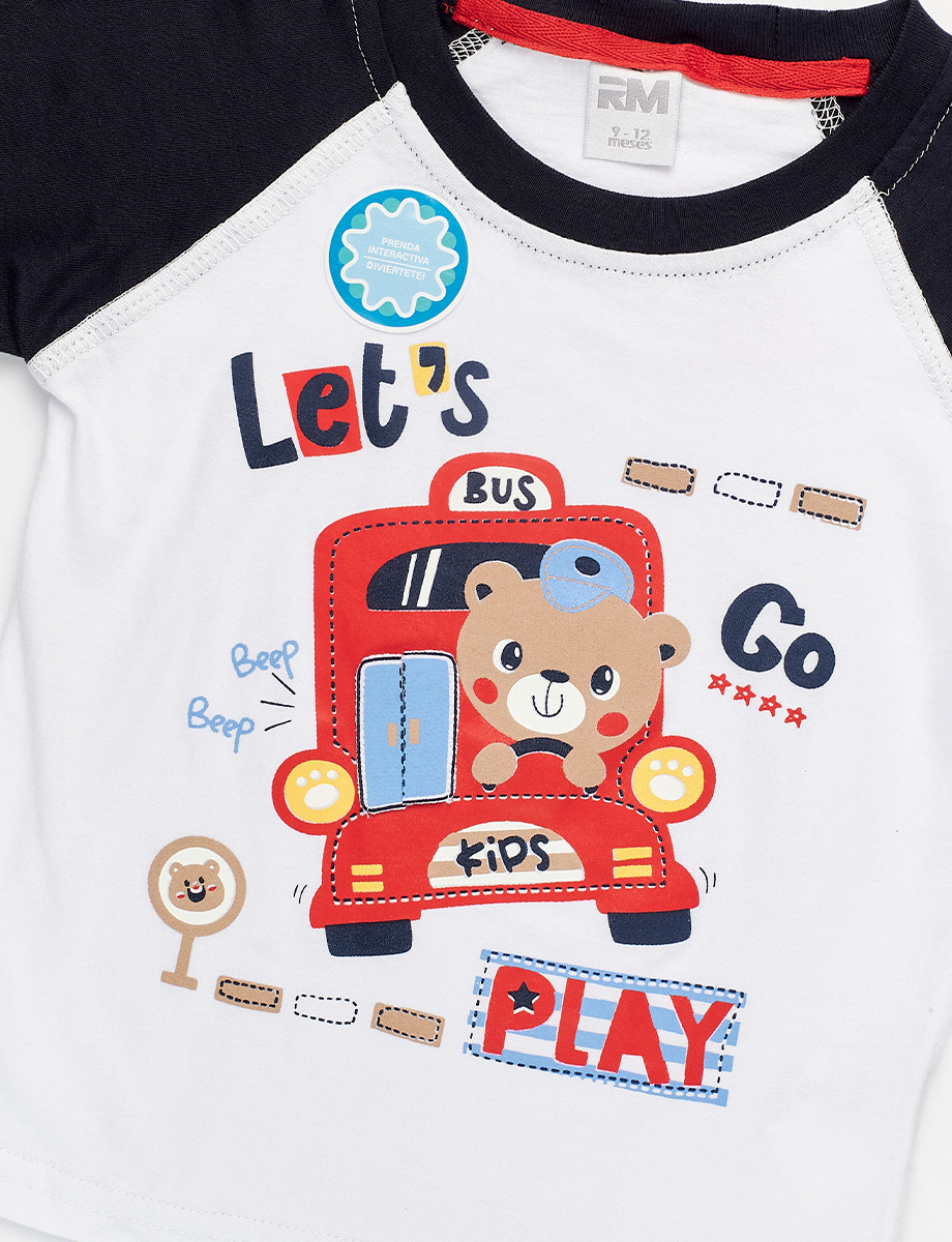 Camiseta Estamada Blanca