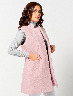 Abrigo Chaleco Rosa