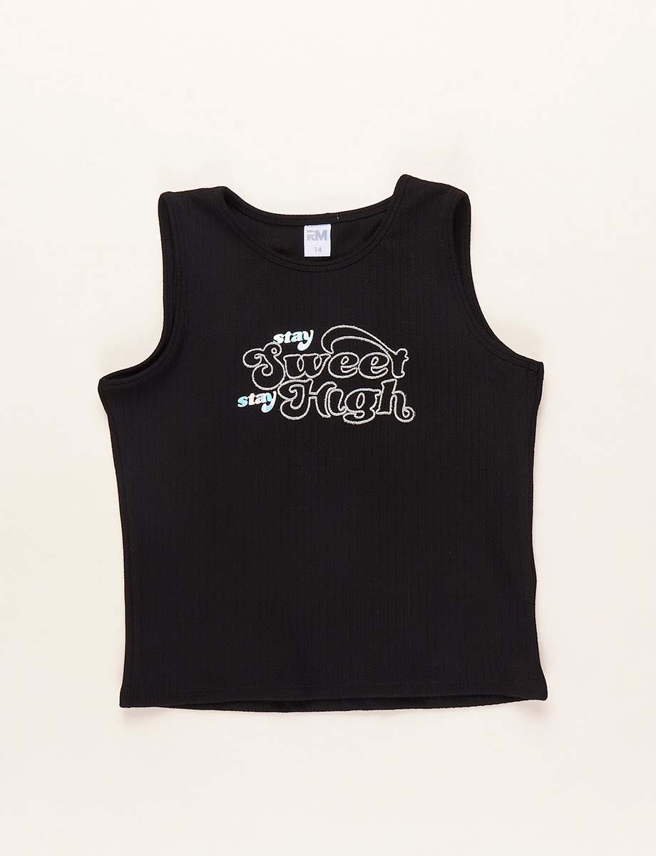 Camiseta Sweet High Negro