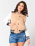 Chaqueta Bomber Combinada