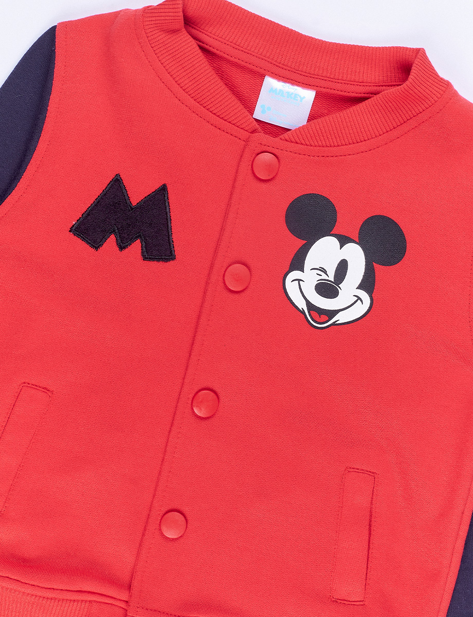 Chompa Bomber Mickey Rojo