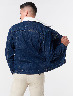 Chaqueta Cuello Borrego Azul Jean