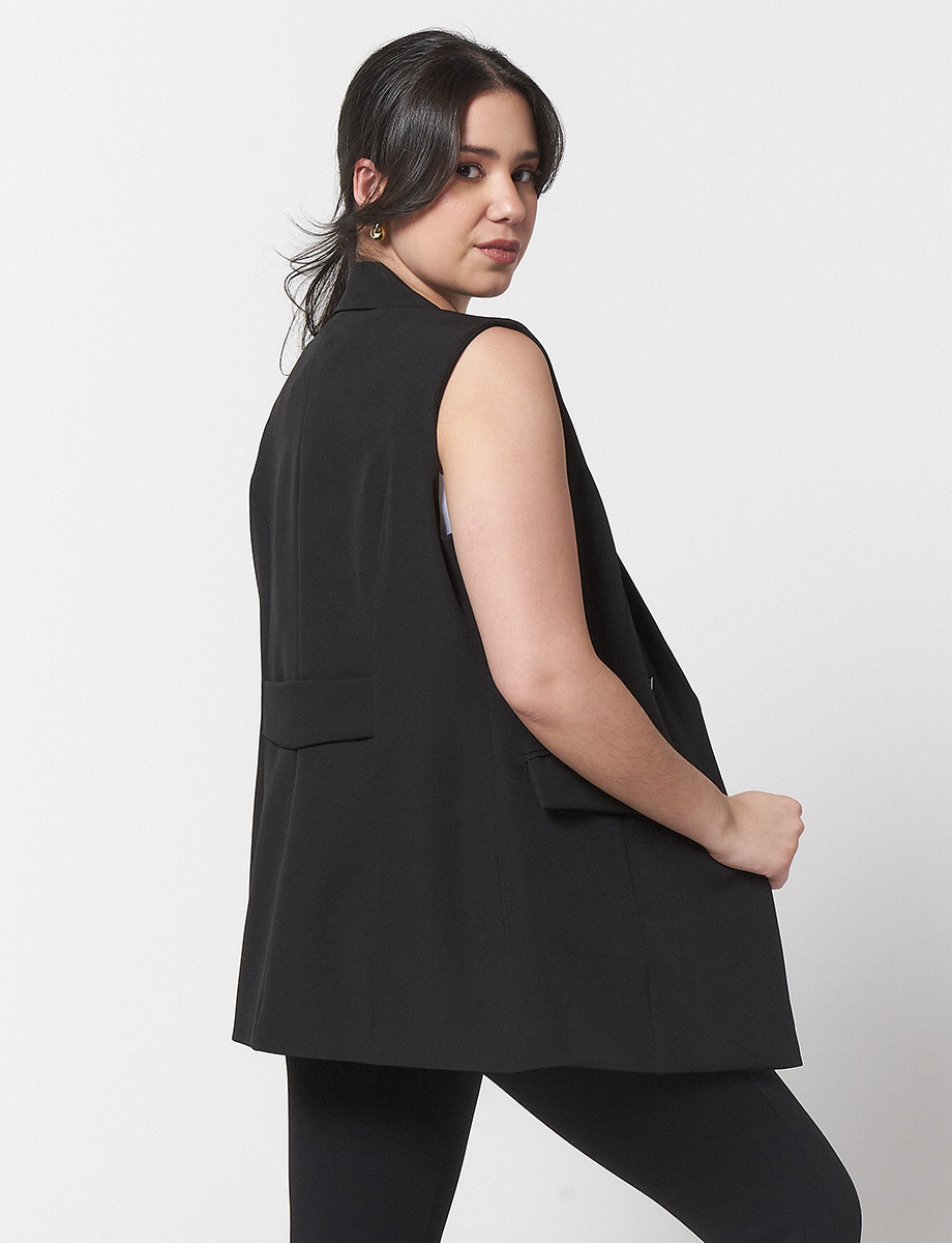 Chaleco Blazer Negro