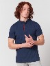 Camiseta Polo LLana Azul Marino