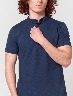 Camiseta Polo LLana Azul Marino