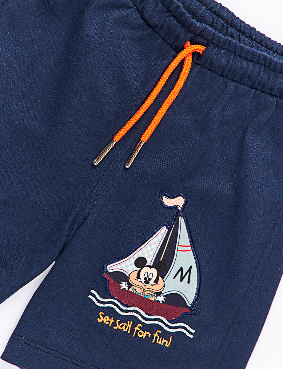 Bermuda Mickey Azul Marino