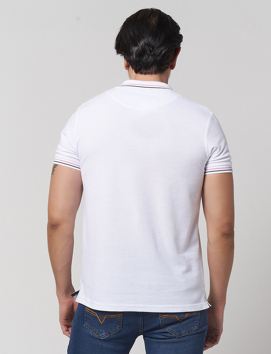 Camiseta Polo Blanco