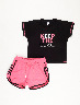 Conjunto Camiseta + Short Negro