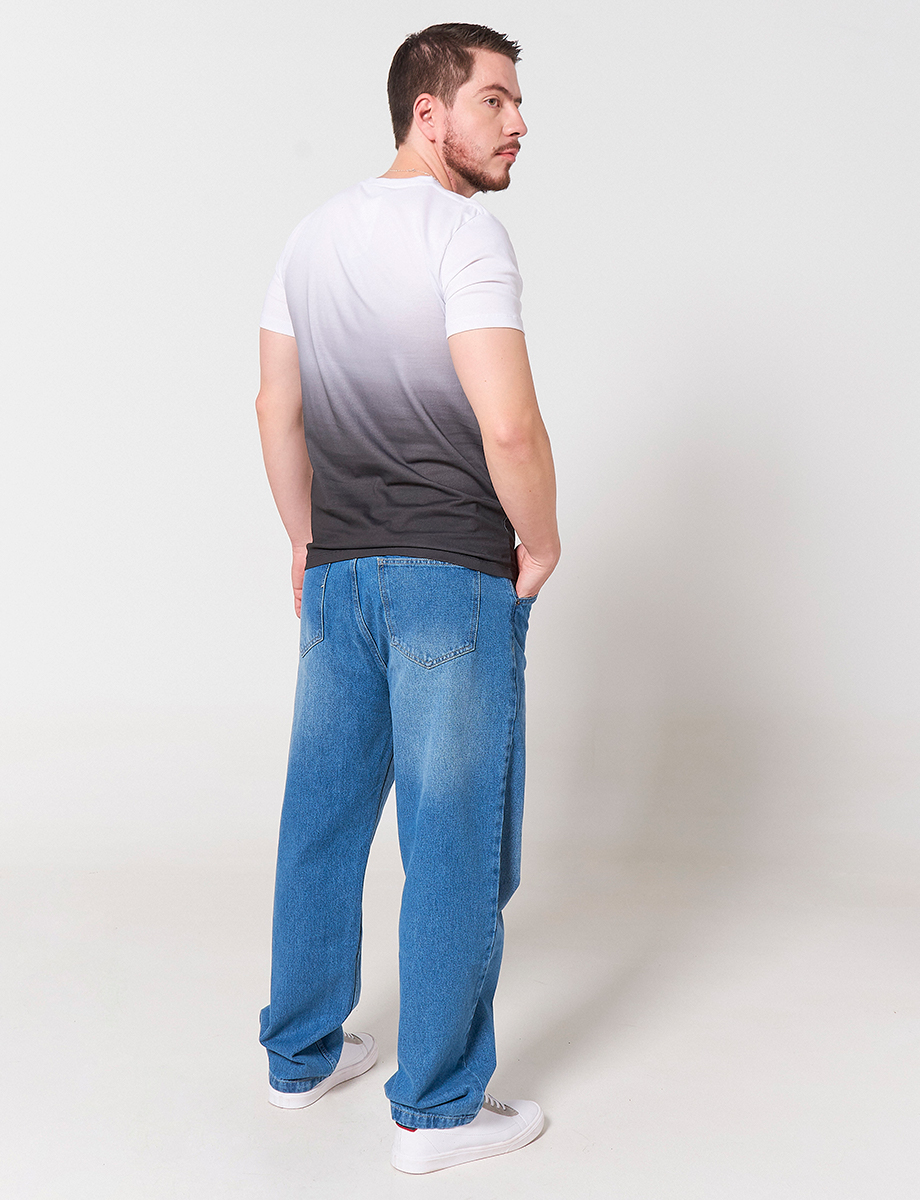 Jean Wide Leg Azul Medio