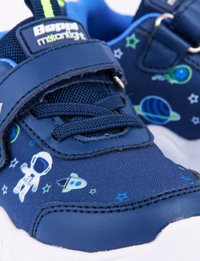 Sneakers Estampado Astrounauta Azul