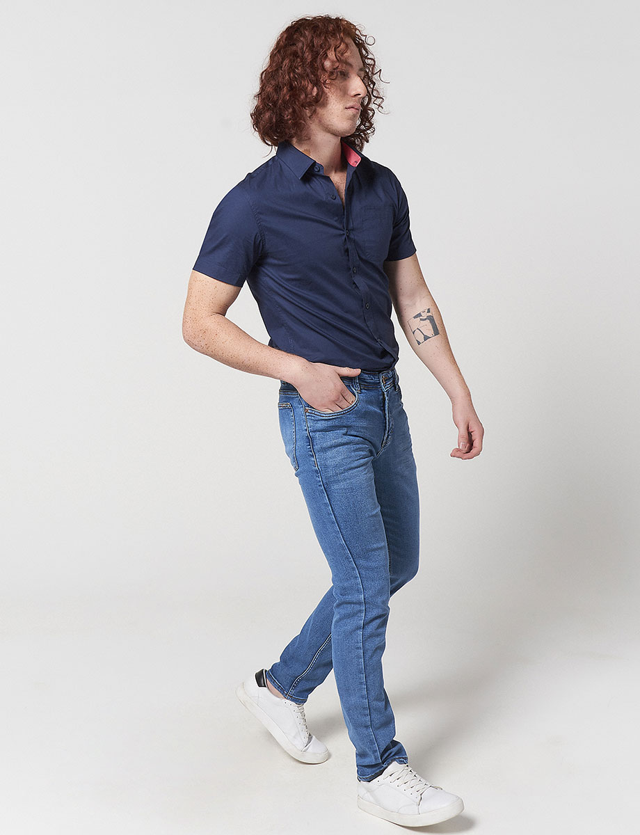 Pantalón Jean Azul Medio