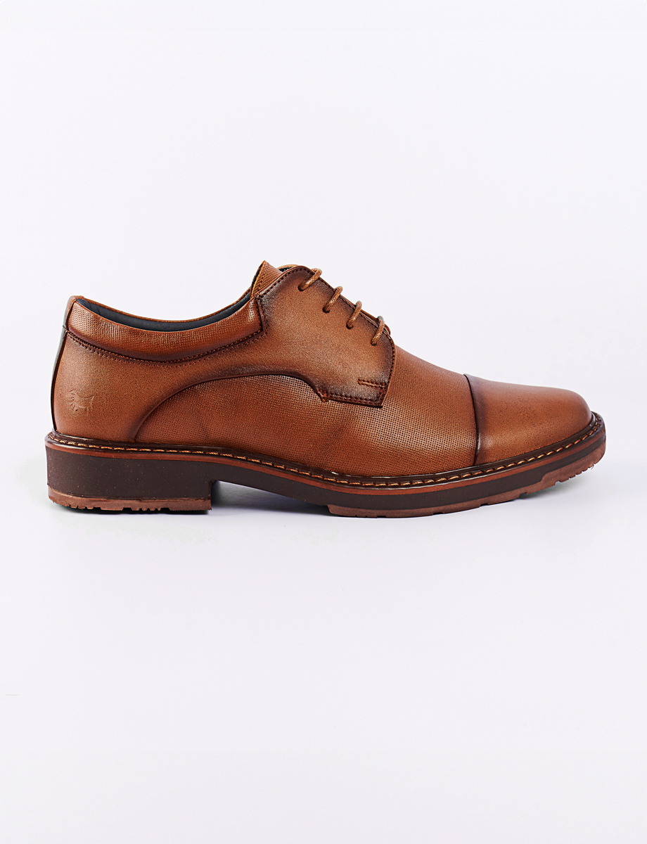 Zapato Formal Caramelo con Cordones