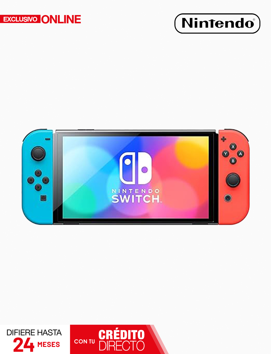 Nintendo Switch - Modelo OLED Azul/Rojo de 64Gb | Nintendo