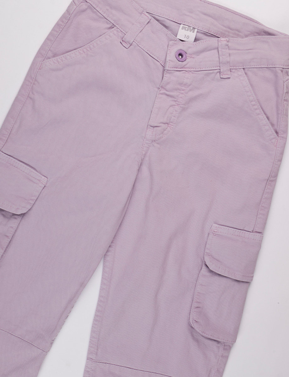Pantalón Cargo Lila