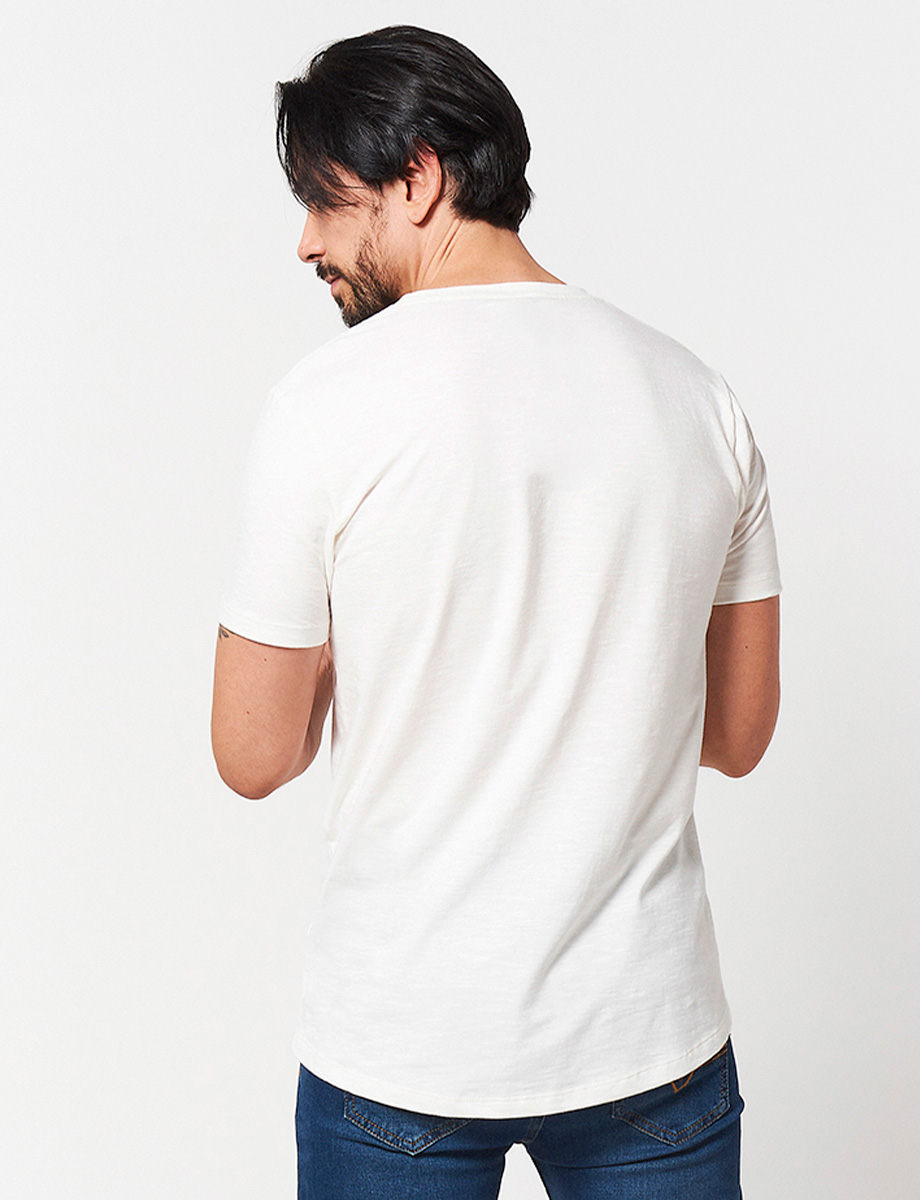 Camiseta Santa Monica Crudo