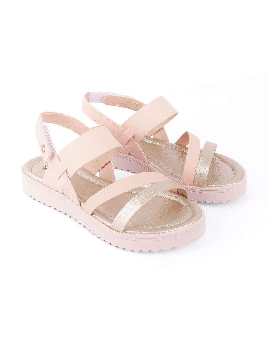 Sandalia Rosada Flat | Klin