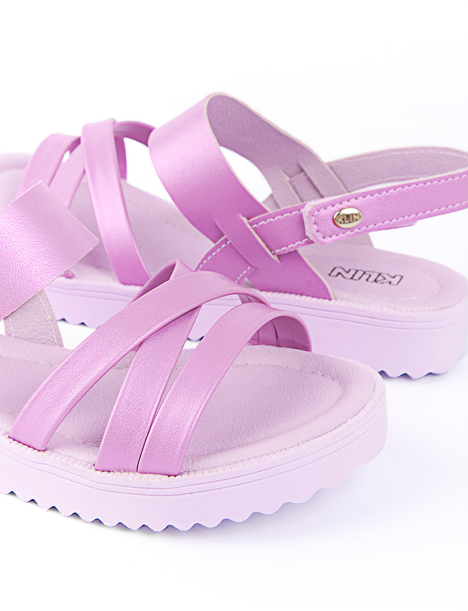 Sandalia Flat Lavanda| Klin