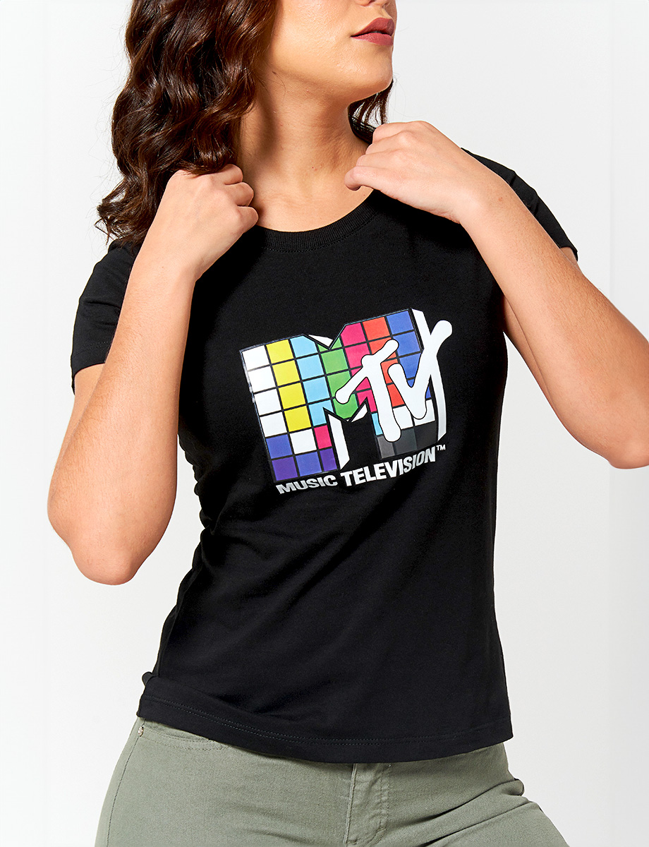 Camiseta Negra Mtv