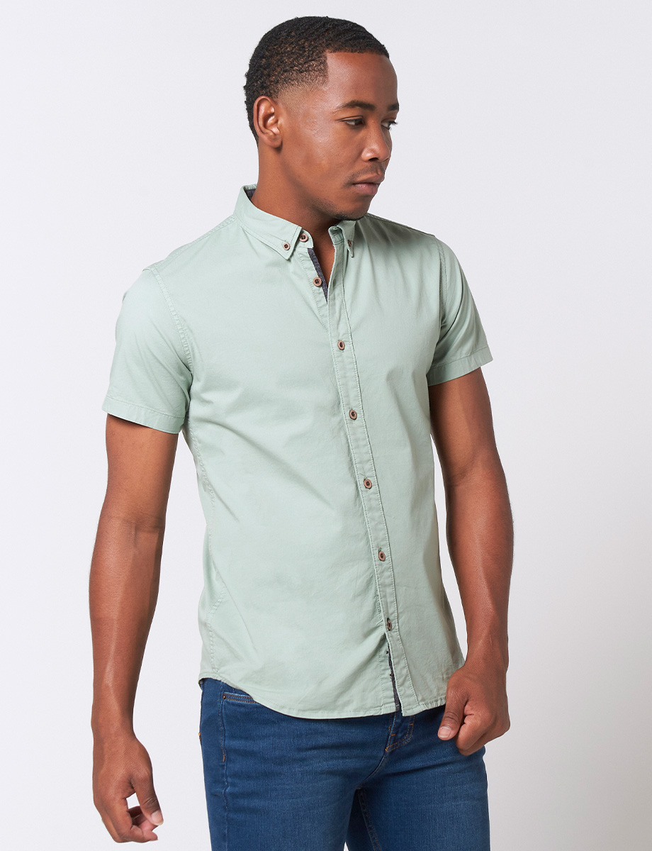 Camisa Manga corta Verde