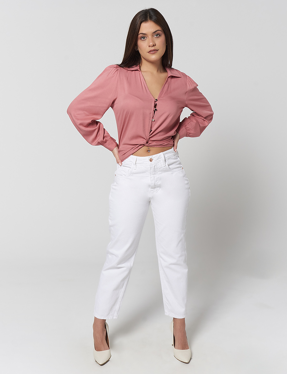 Pantalón Llano Blanco