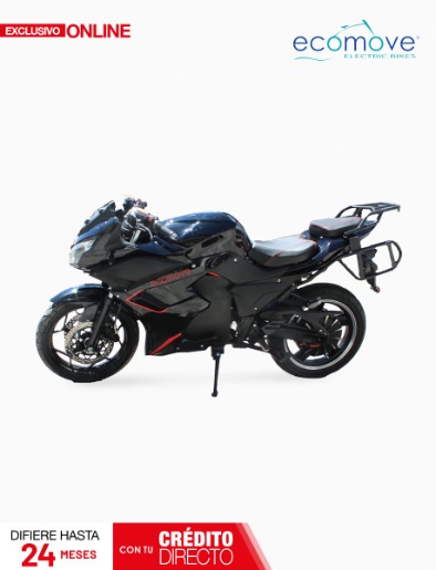Moto Eléctrica NAPOL Motor 4000W Negro| Ecomove