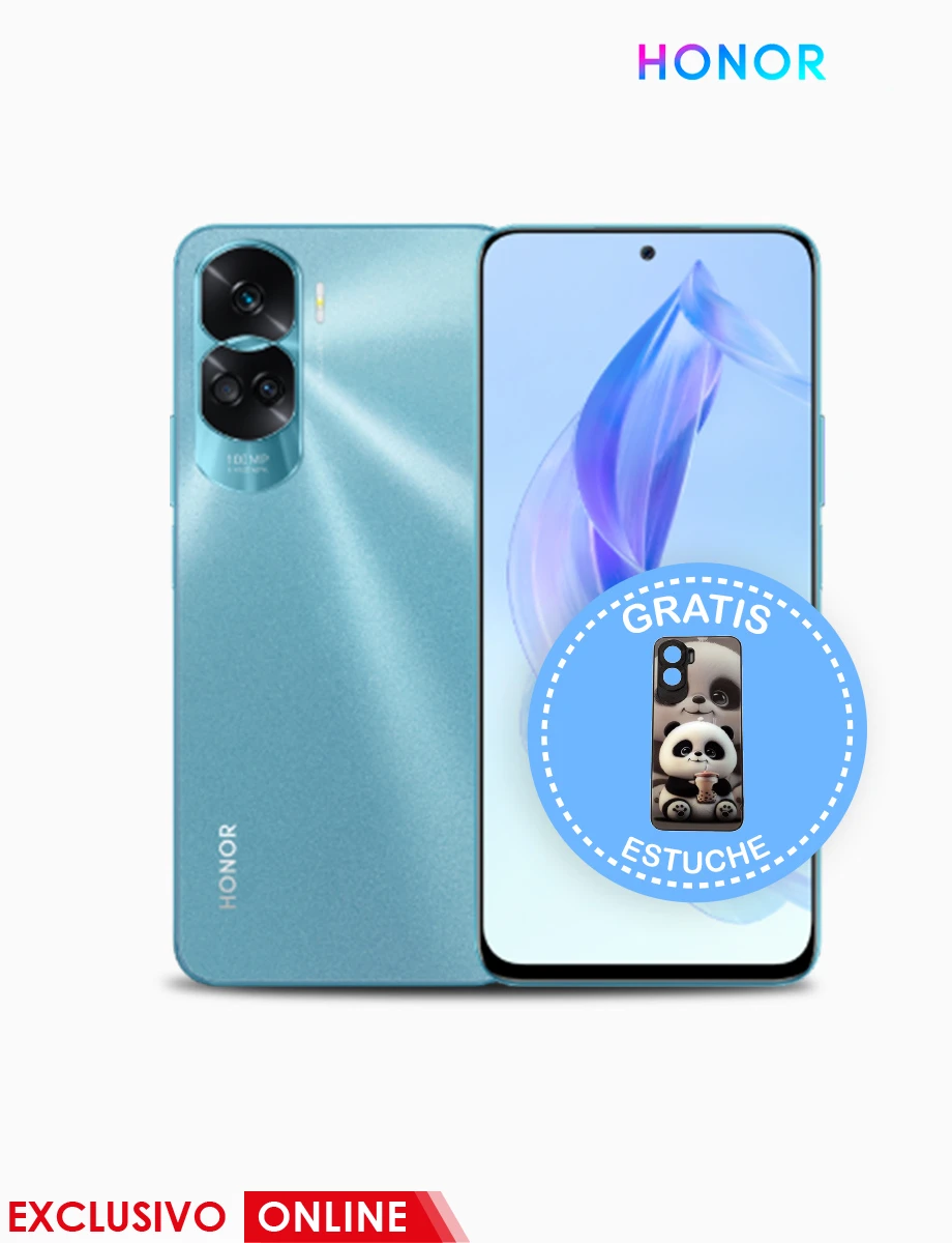 Celular 90 Lite 256GB y 8GB RAM Cyan Lake | Honor