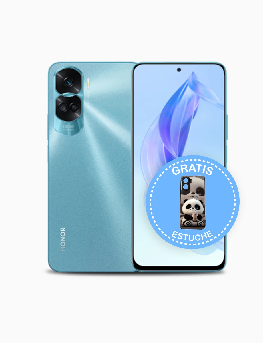 Celular 90 Lite 256GB y 8GB RAM Cyan Lake | Honor