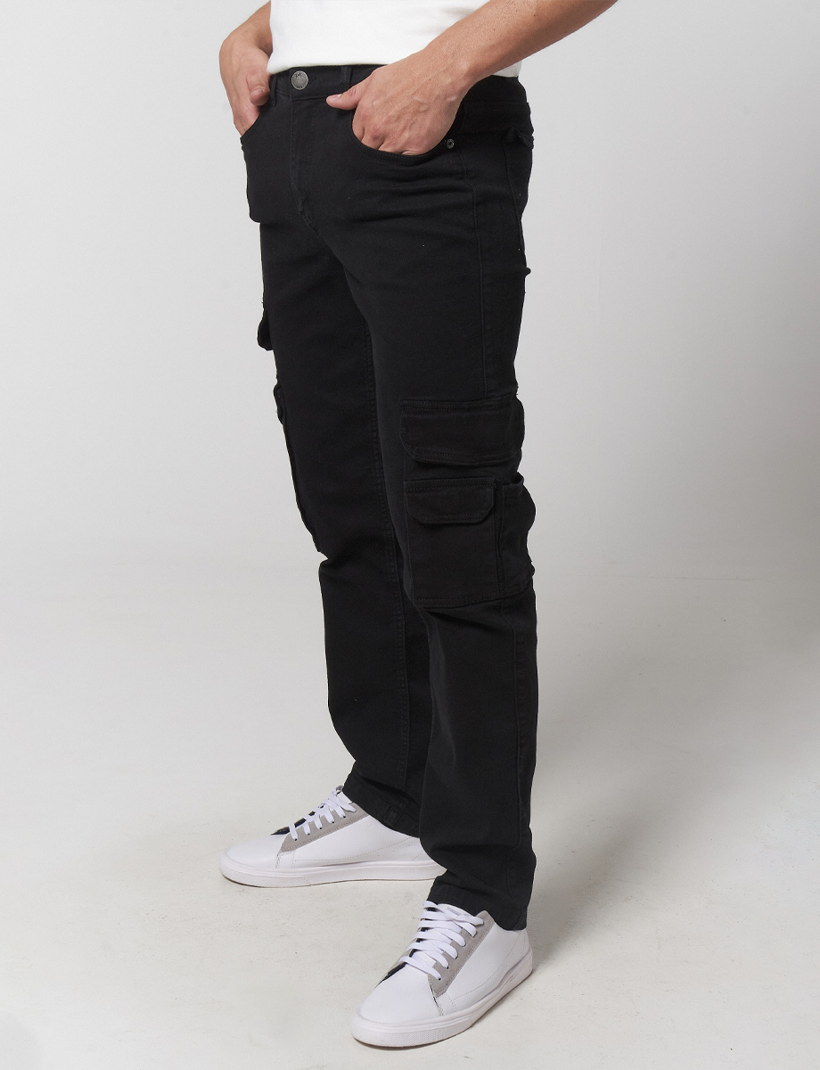 Pantalón Cargo Negro
