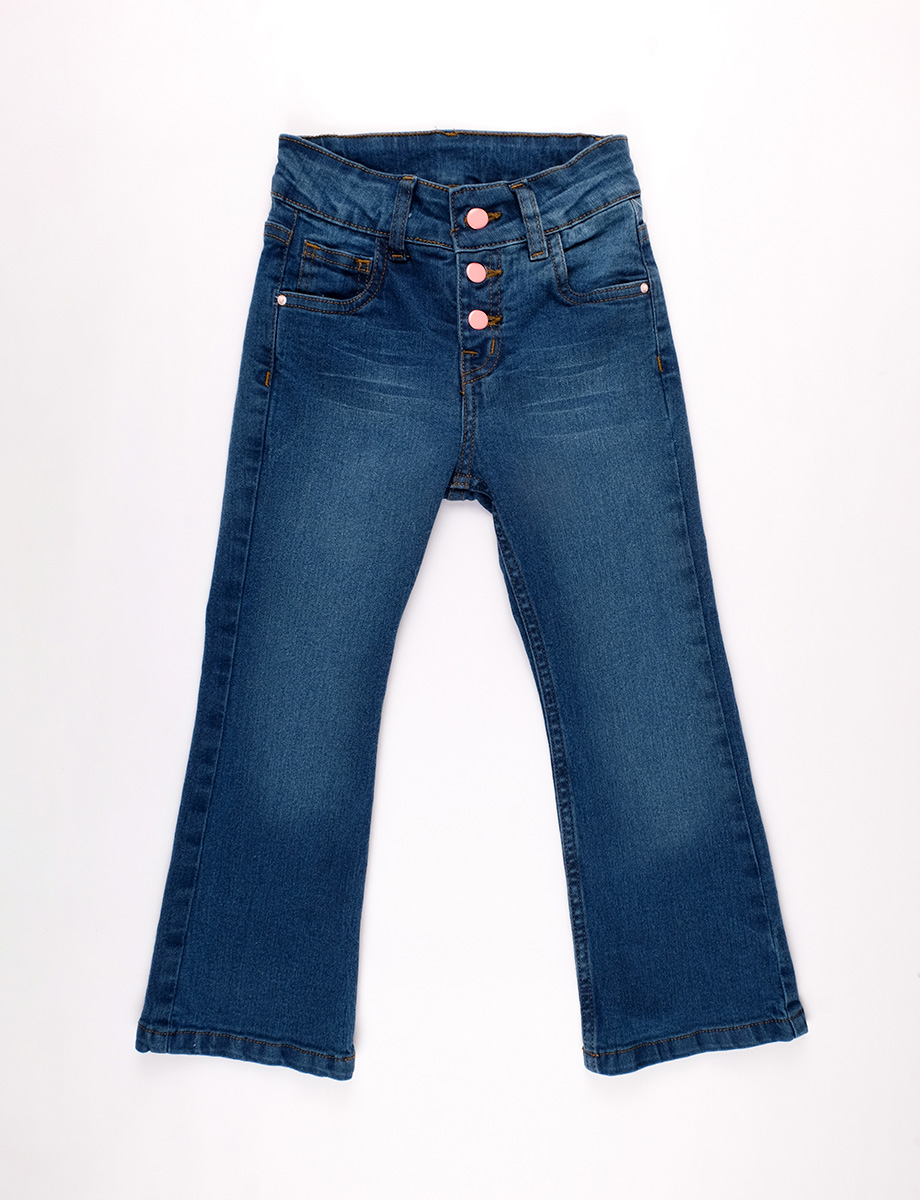 Jean Campana 3 Botones Azul