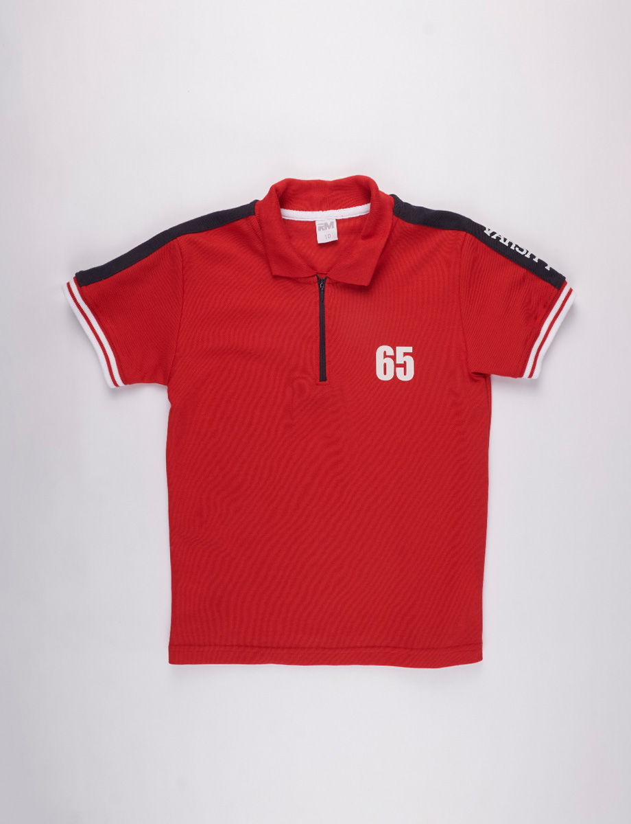 Camiseta Polo Rojo