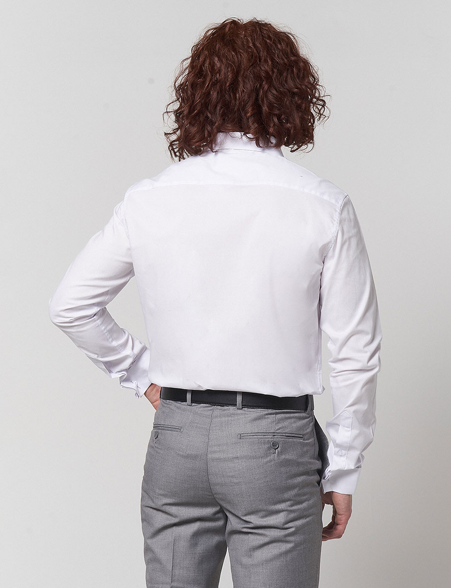 Camisa Blanca con Bolsillo