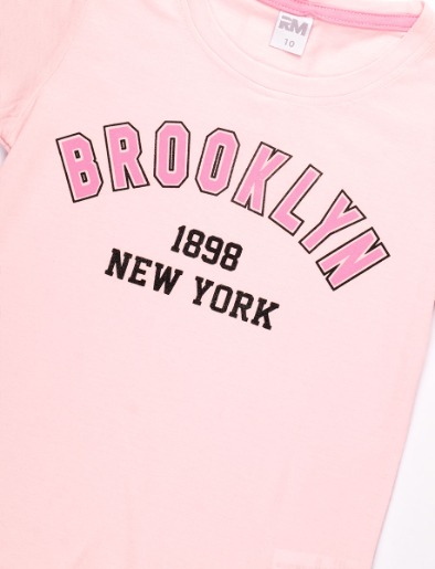 Camiseta Brooklyn Rosado