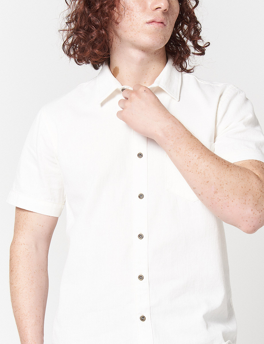 Camisa Lino Crudo