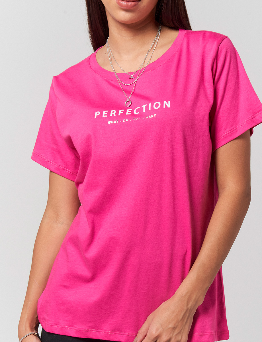 Camiseta Perfection Fucsia