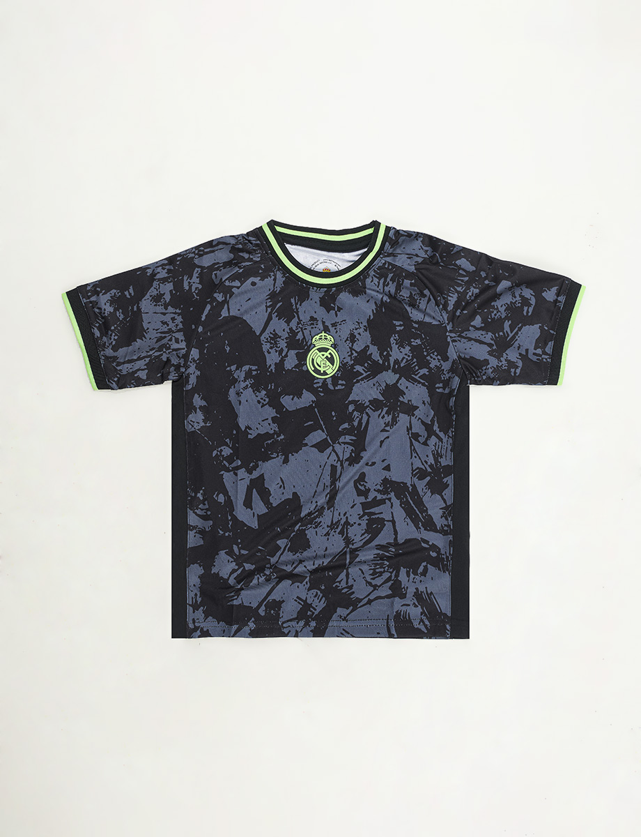 Camiseta Esc Follaje Real Madrid Gris