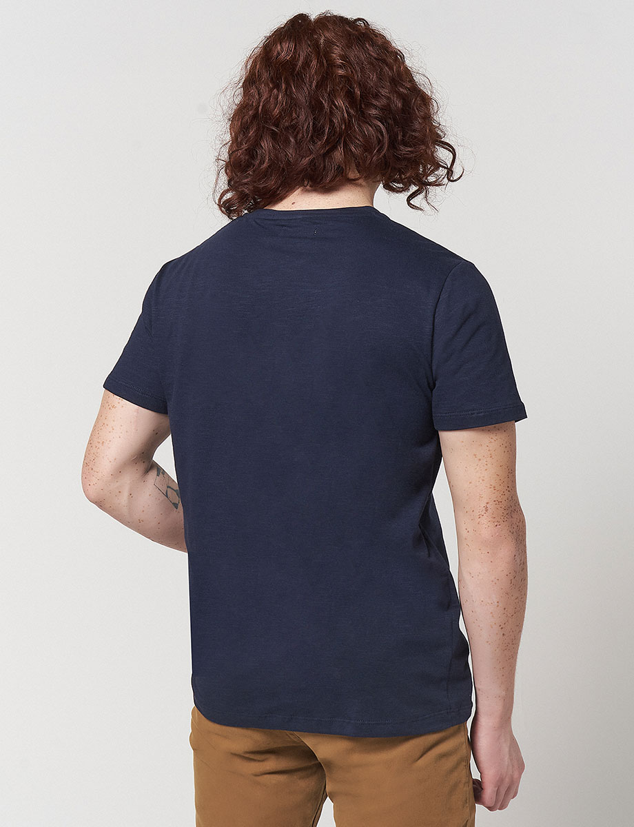 Camiseta Llana Azul Marino