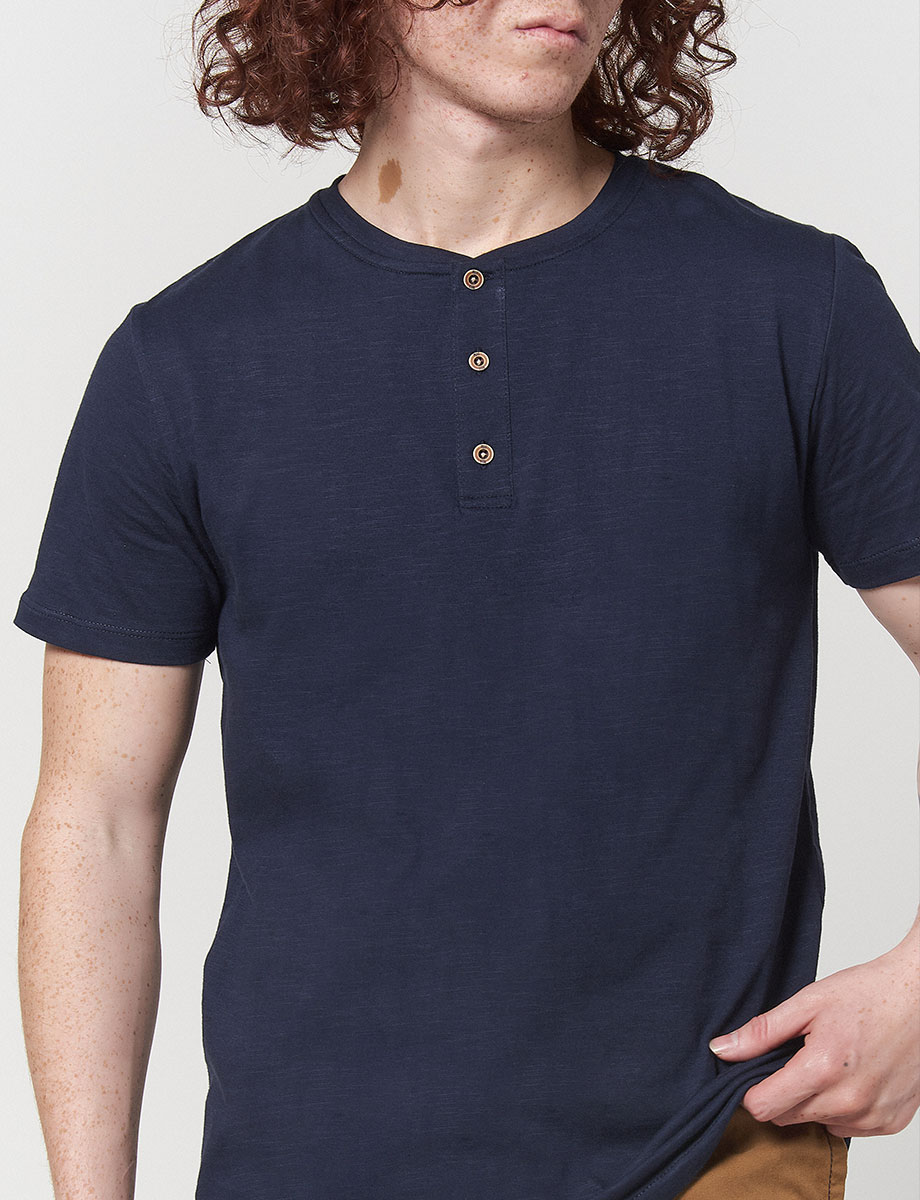 Camiseta Llana Azul Marino