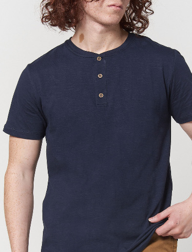 Camiseta Llana Azul Marino