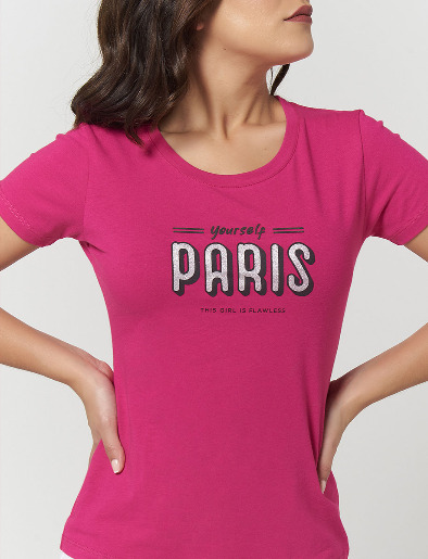Camiseta Paris Fucsia