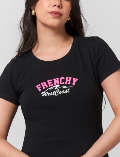 Camiseta Frenchy Negro