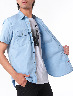 Camisa Denim Azul Claro
