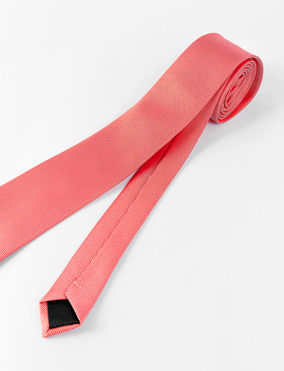 Corbata con Textura Salmón