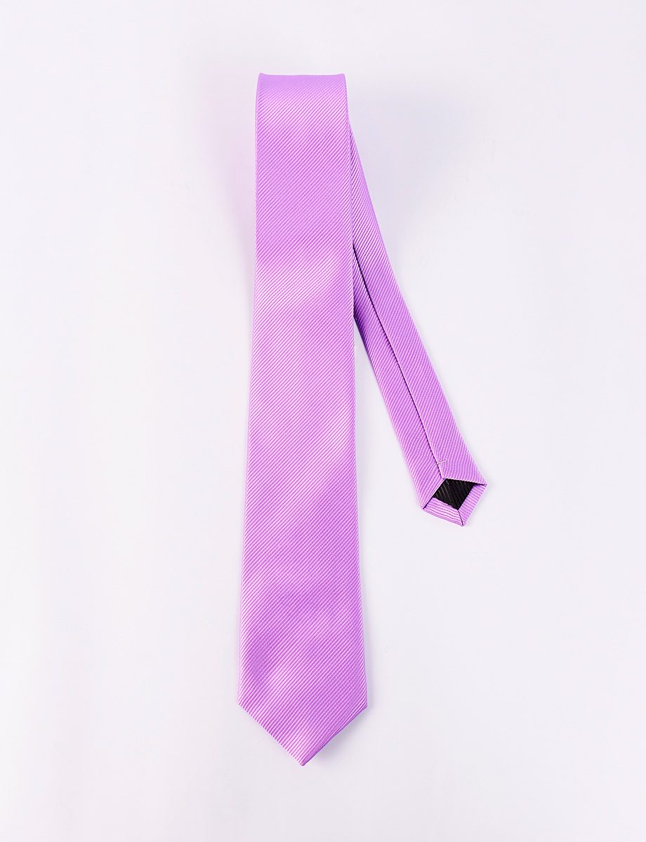Corbata con Textura Lila