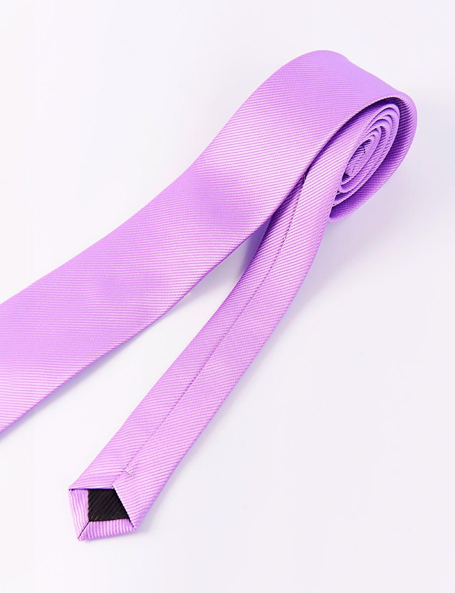 Corbata con Textura Lila