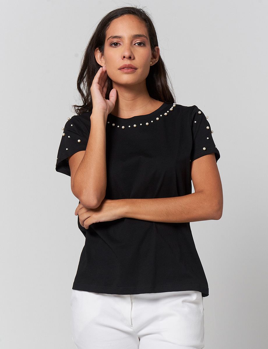 Camiseta Pepita Negro