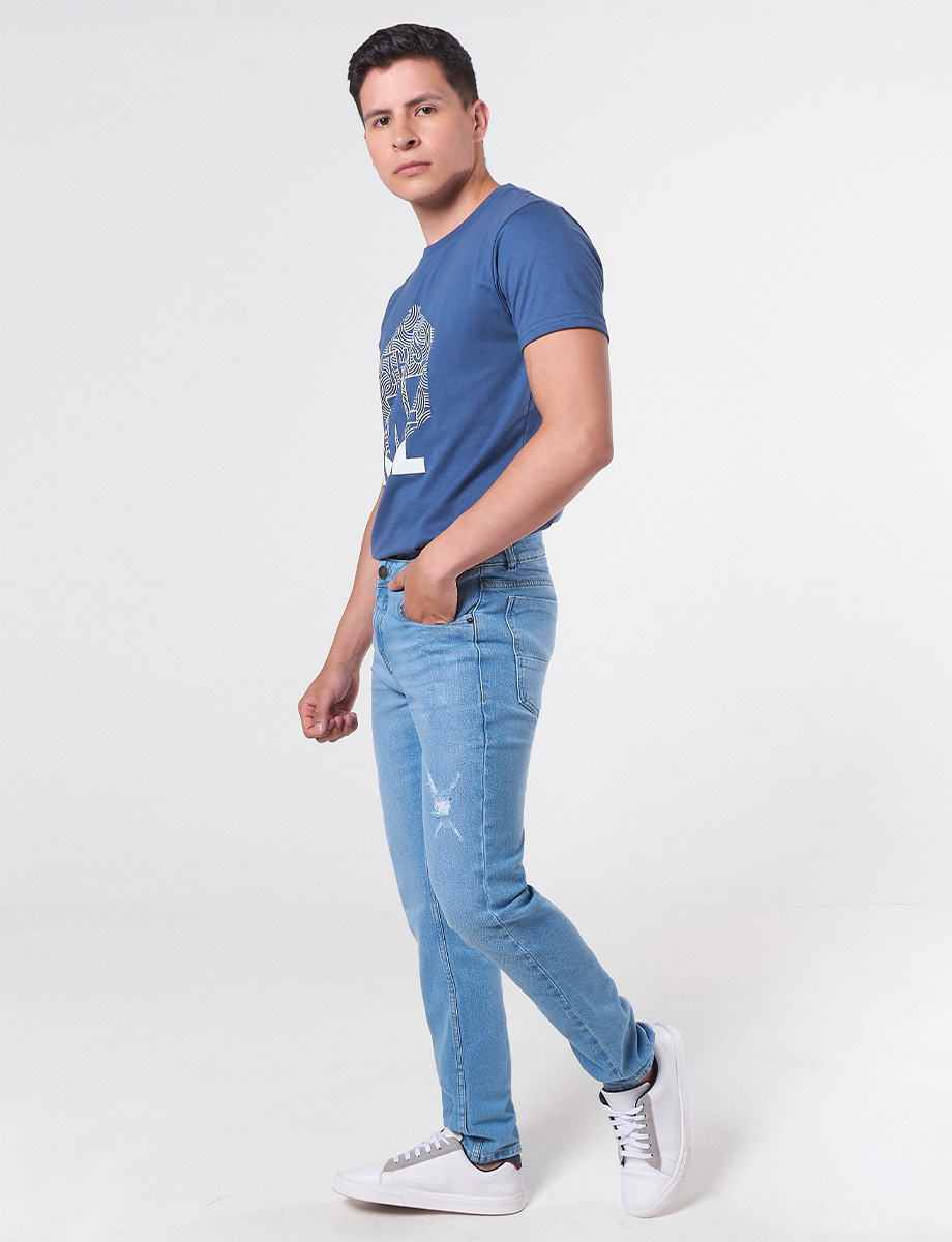 Jean Azul Claro Rotos