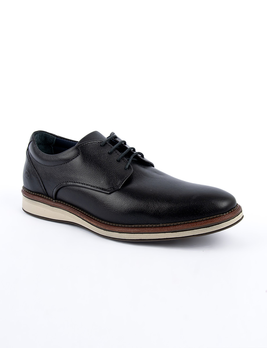 Zapato Casual con Cordones Negro