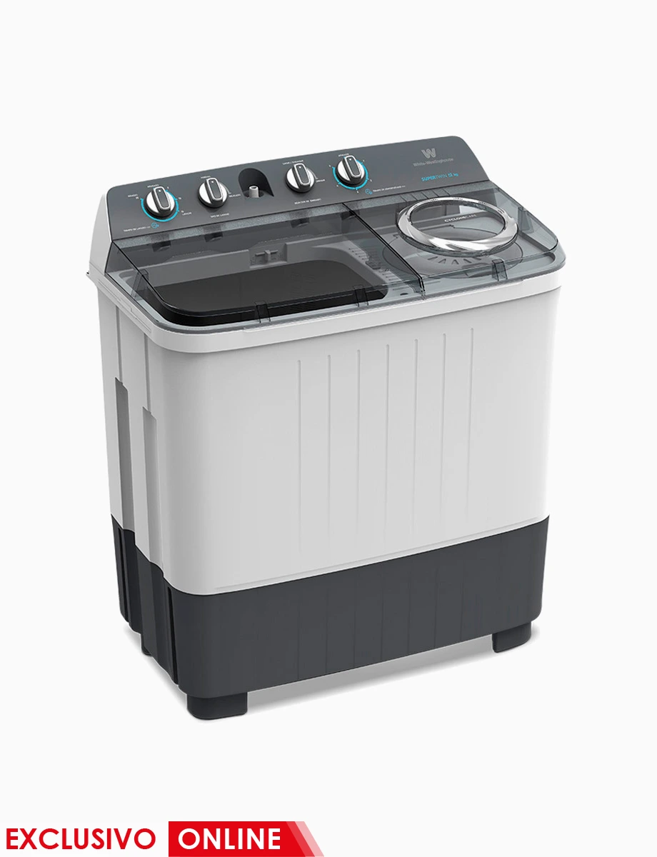 Lavadora Semiautomática 12 Kg Blanca | Westinghouse
